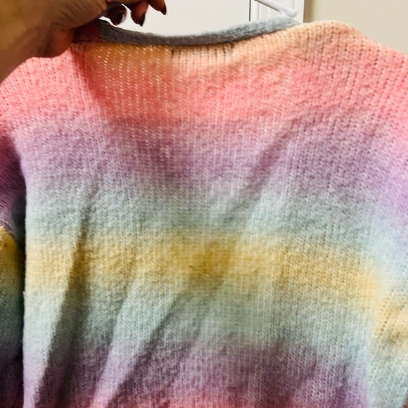 Boohoo Multicolor Gradient Cardigan - Picture 5 of 5
